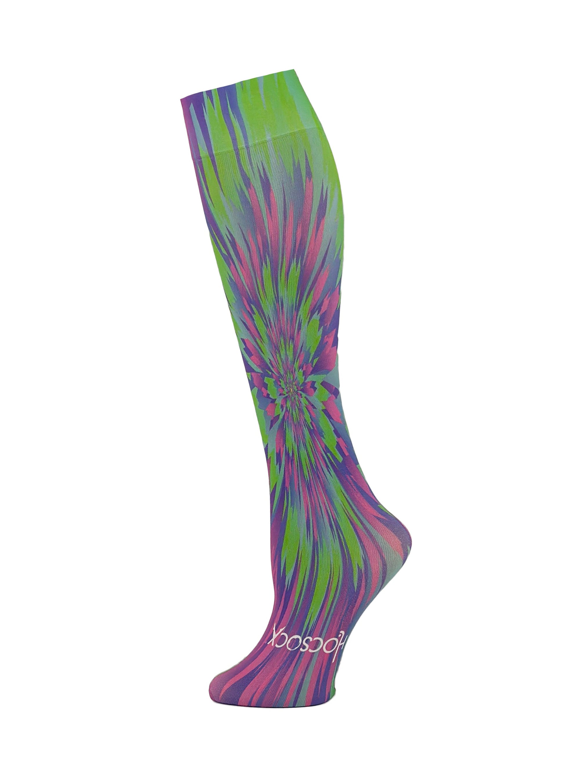 Psychedelic Green/Fuchsia PowSocx™