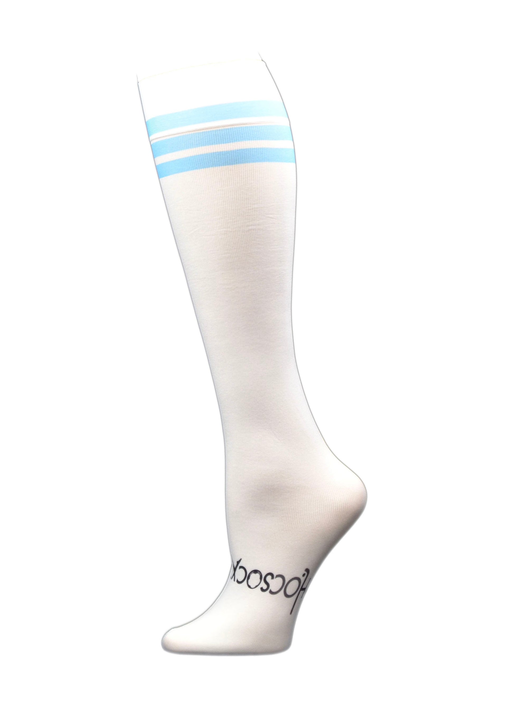 Light Blue Stripes Tube PowSocx