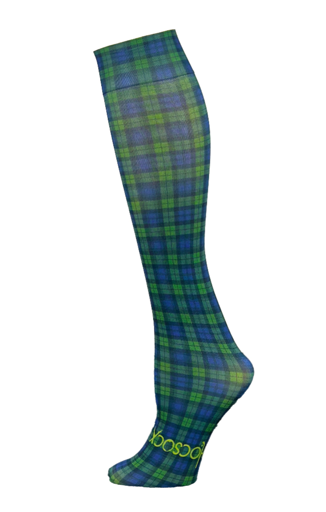 Blue Plaid ShowSocx
