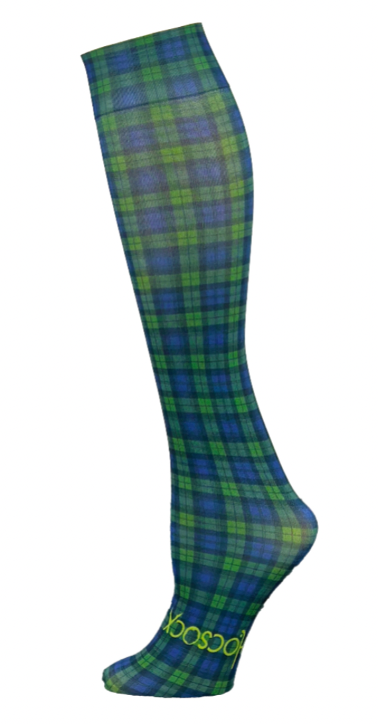 Blue Plaid PowSocx™