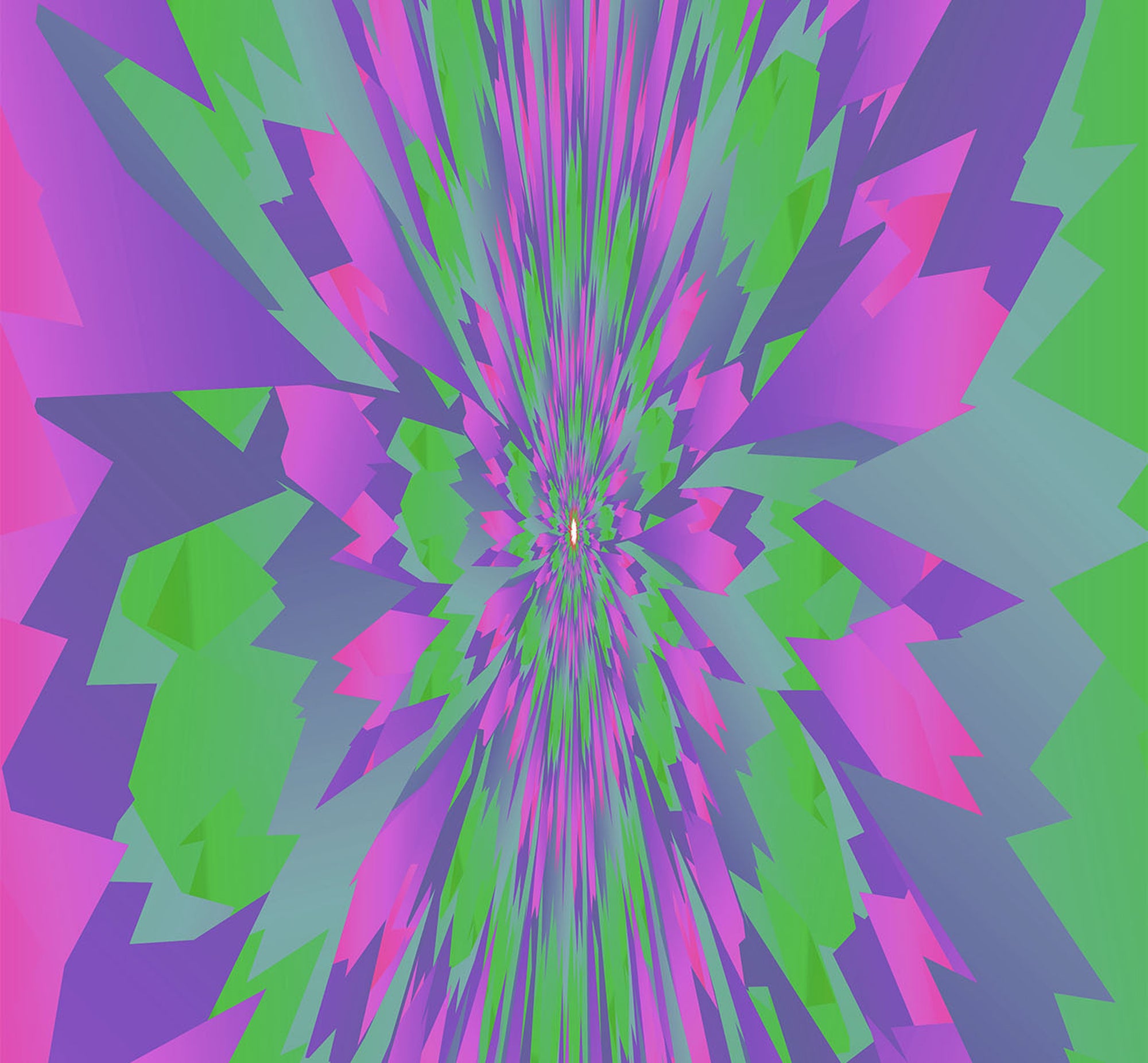 Psychedelic Green/Fuchsia PowSocx