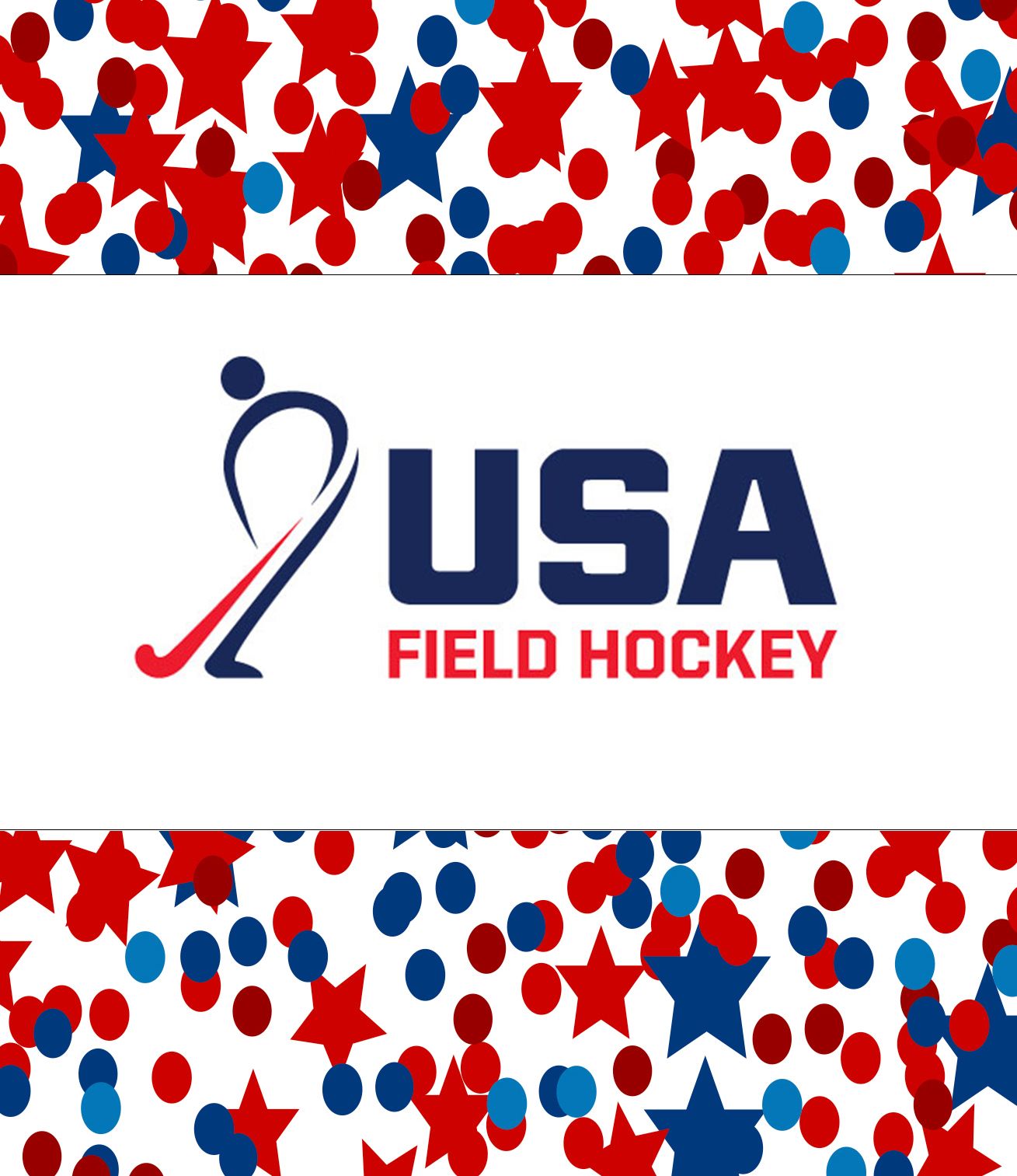USA Field Hockey Confetti Petite Medium