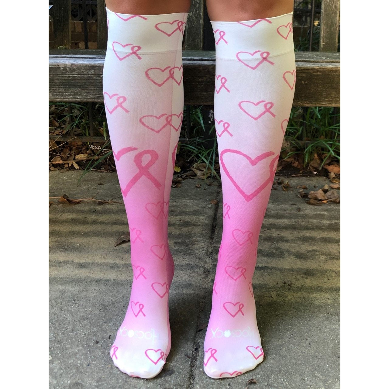 Hocsocx Pink Ribbon Socks