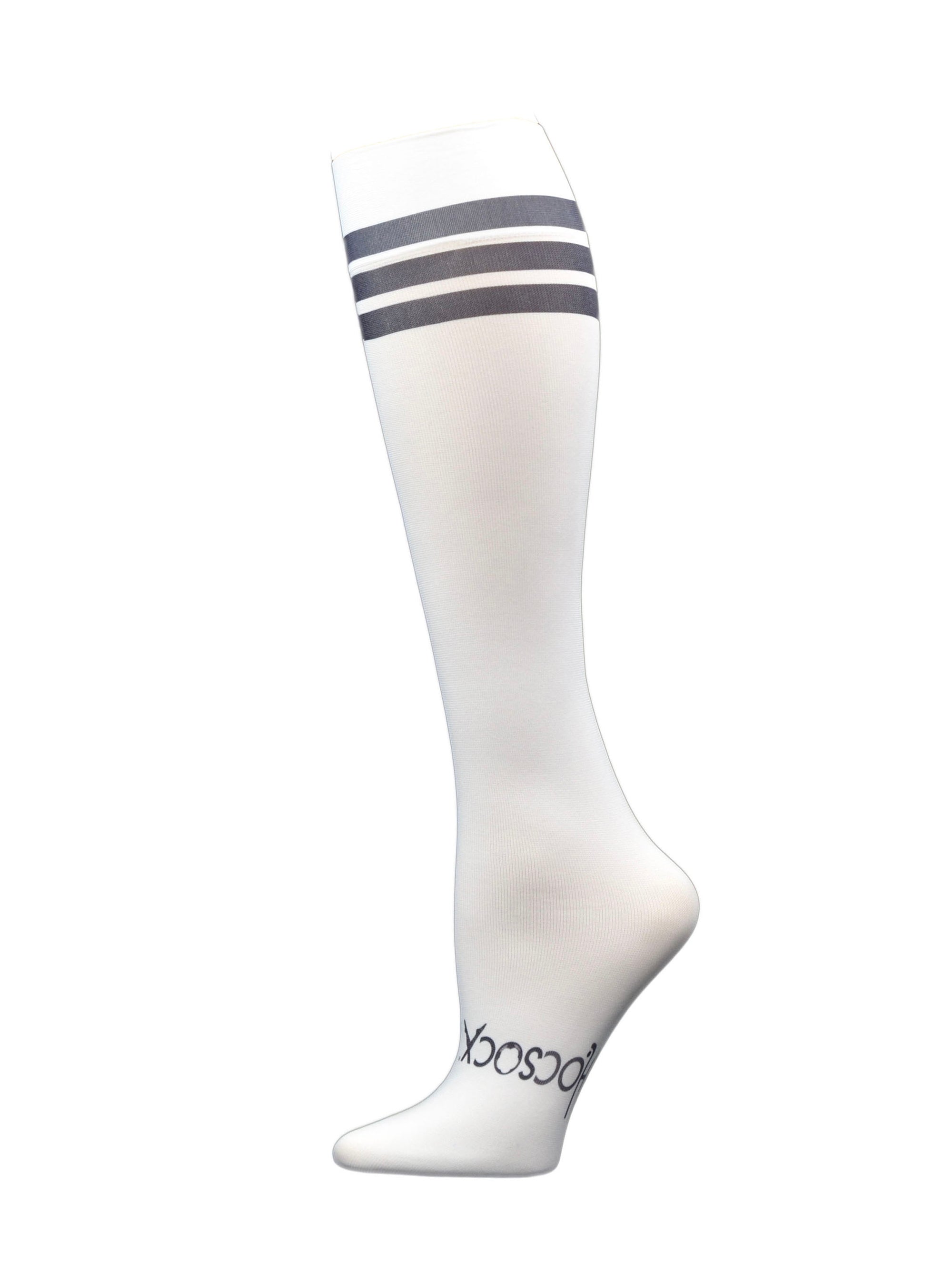 Black Stripe Tube Socks