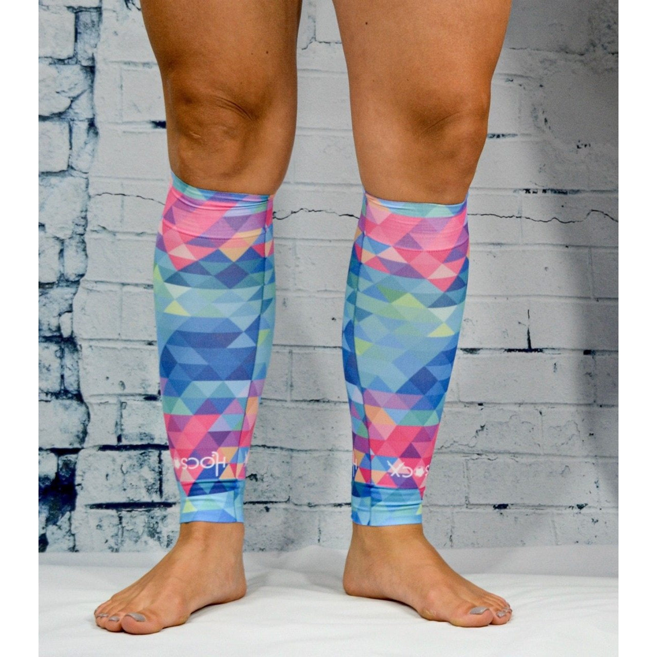 Hocsocx  Blue Kaleidoscope Leg Sleeves