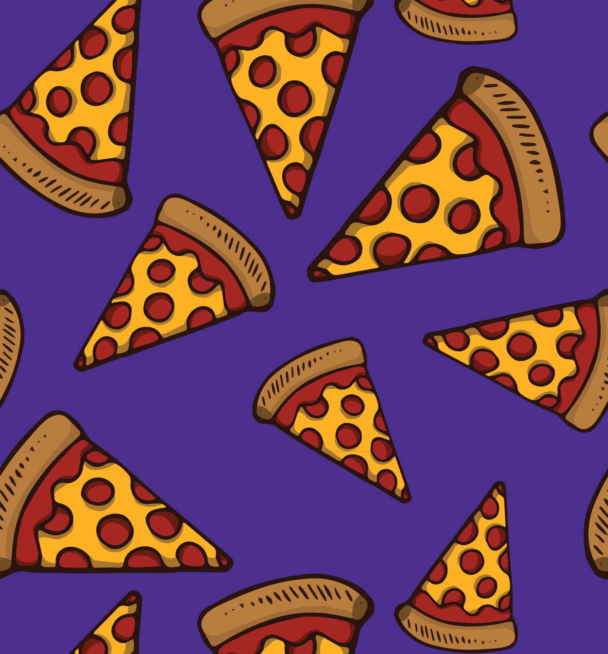Pizza Party Purple PowSocx
