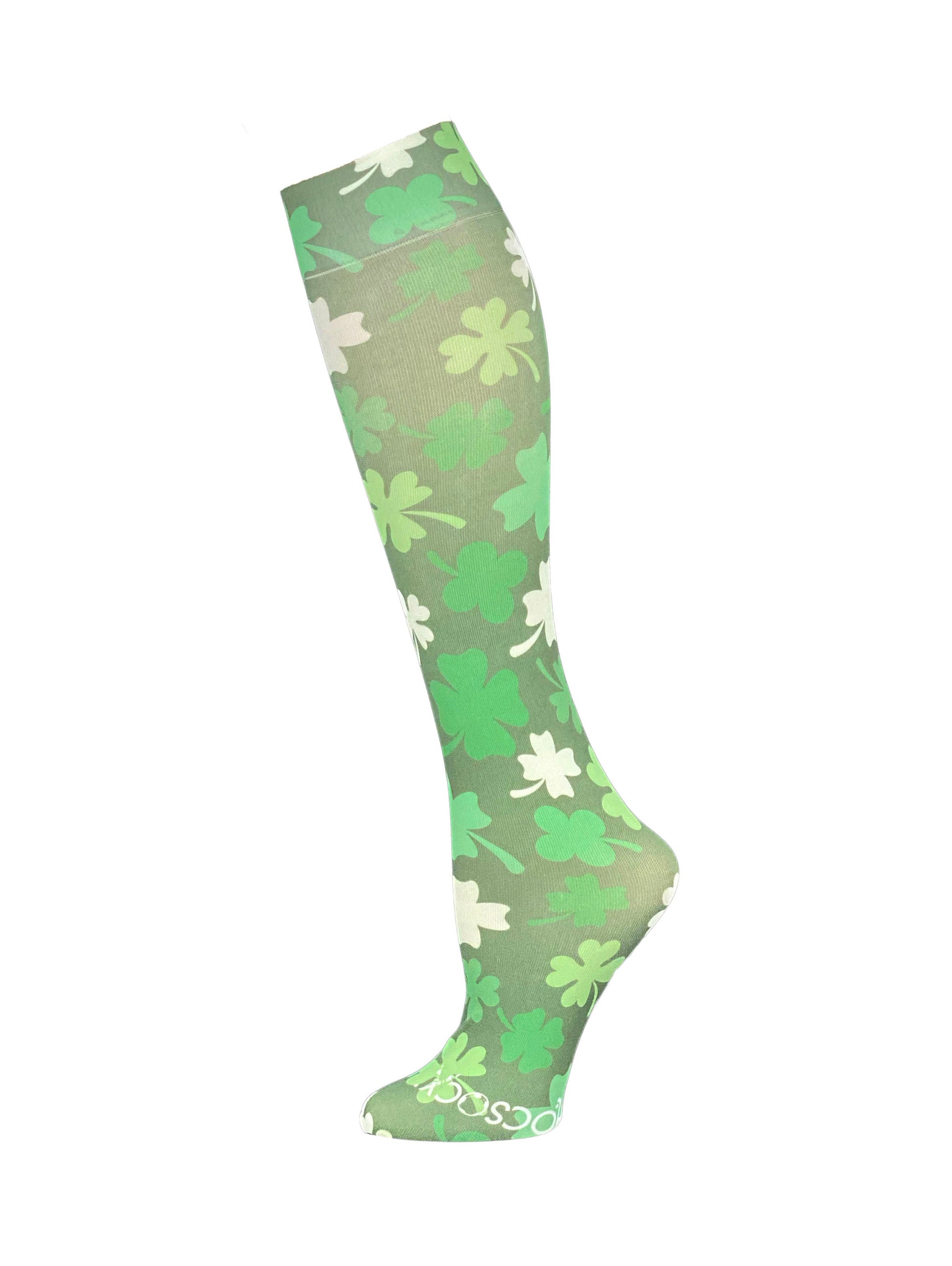 Lucky Shamrock Performance Liner Sport Socks