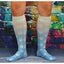 Hocsocx Blue Paw Print Sport Socks