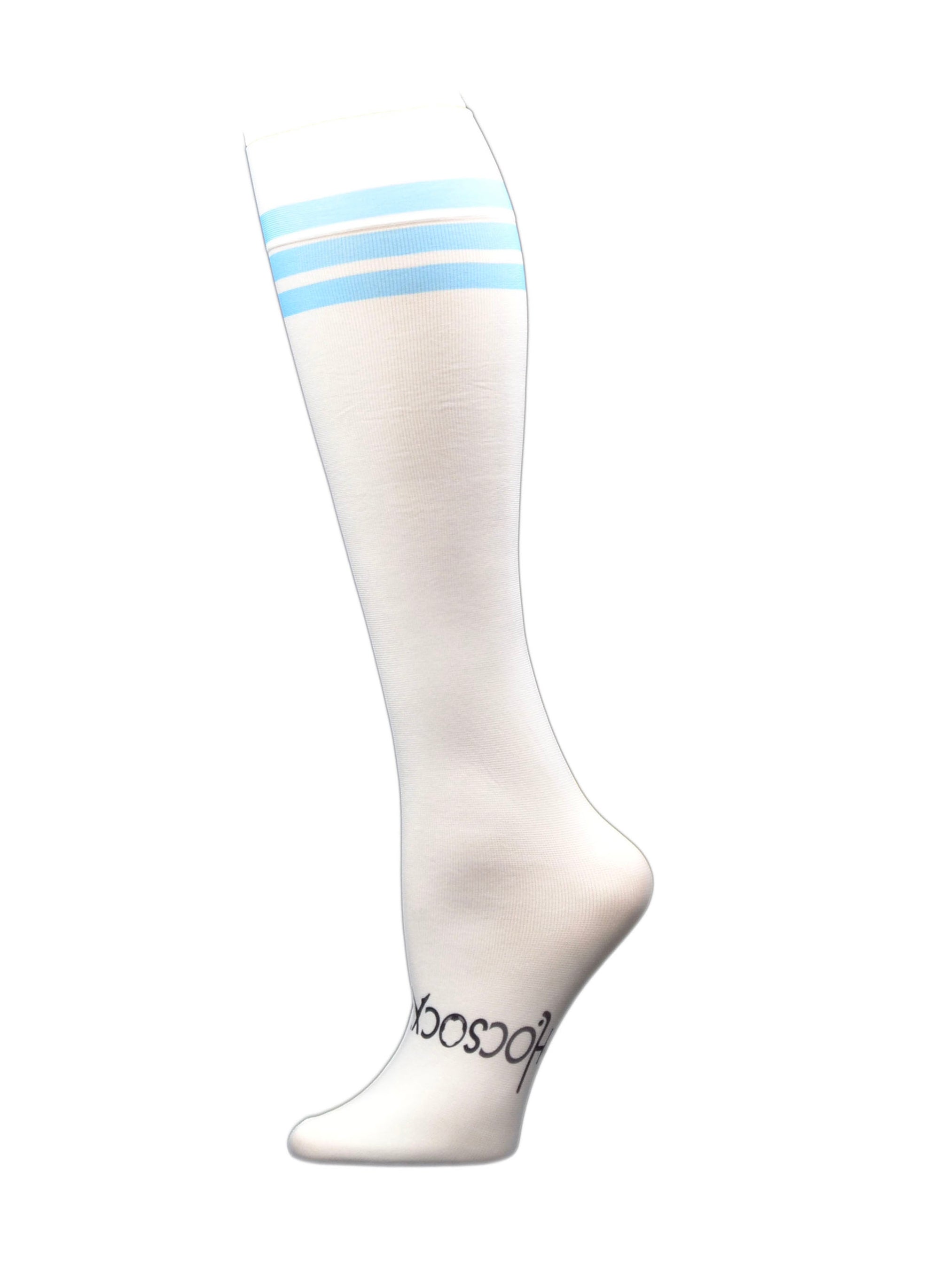 Light Blue Stripe Tube Socks