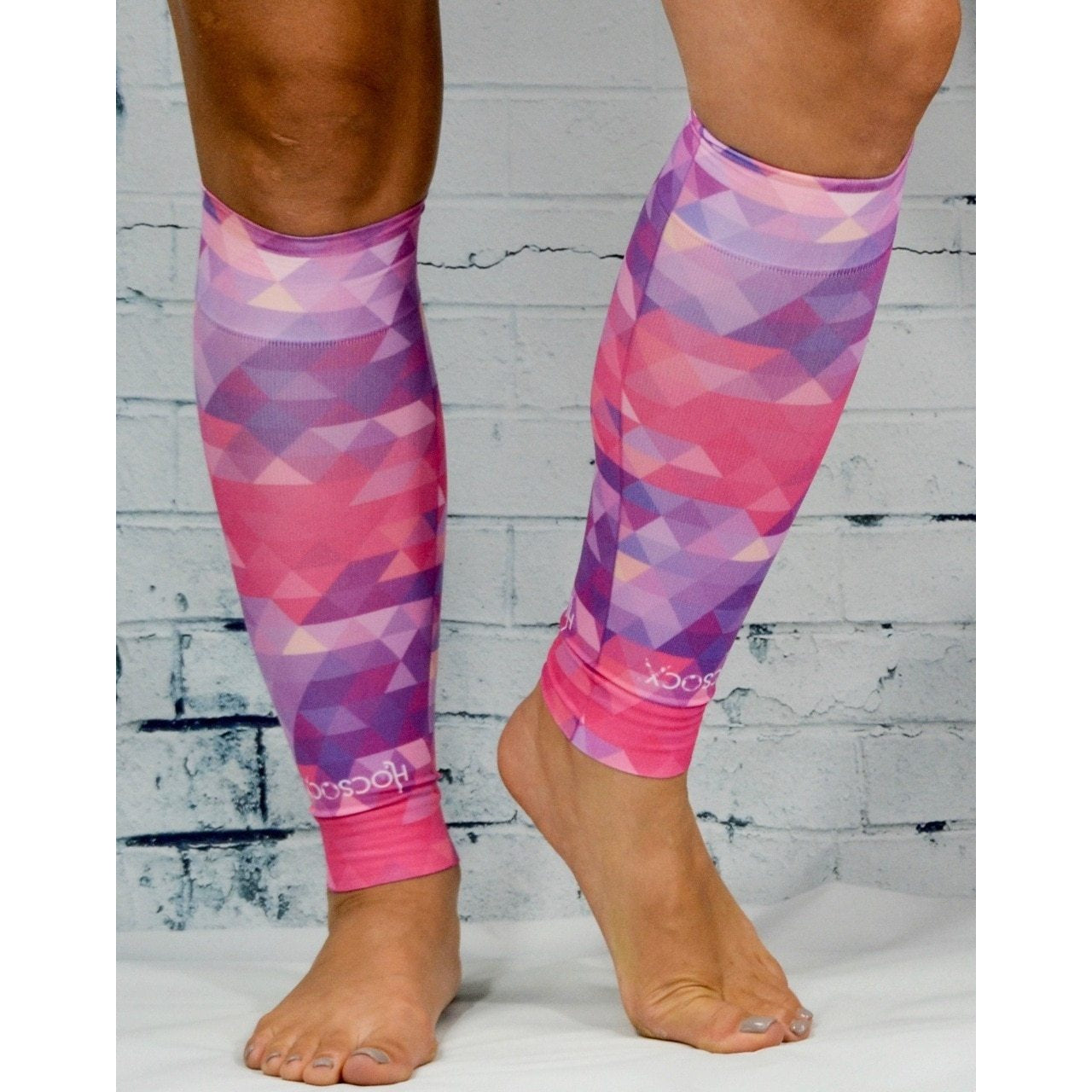 Hocsocx Sports Leg Sleeves Pink Kaleidoscope