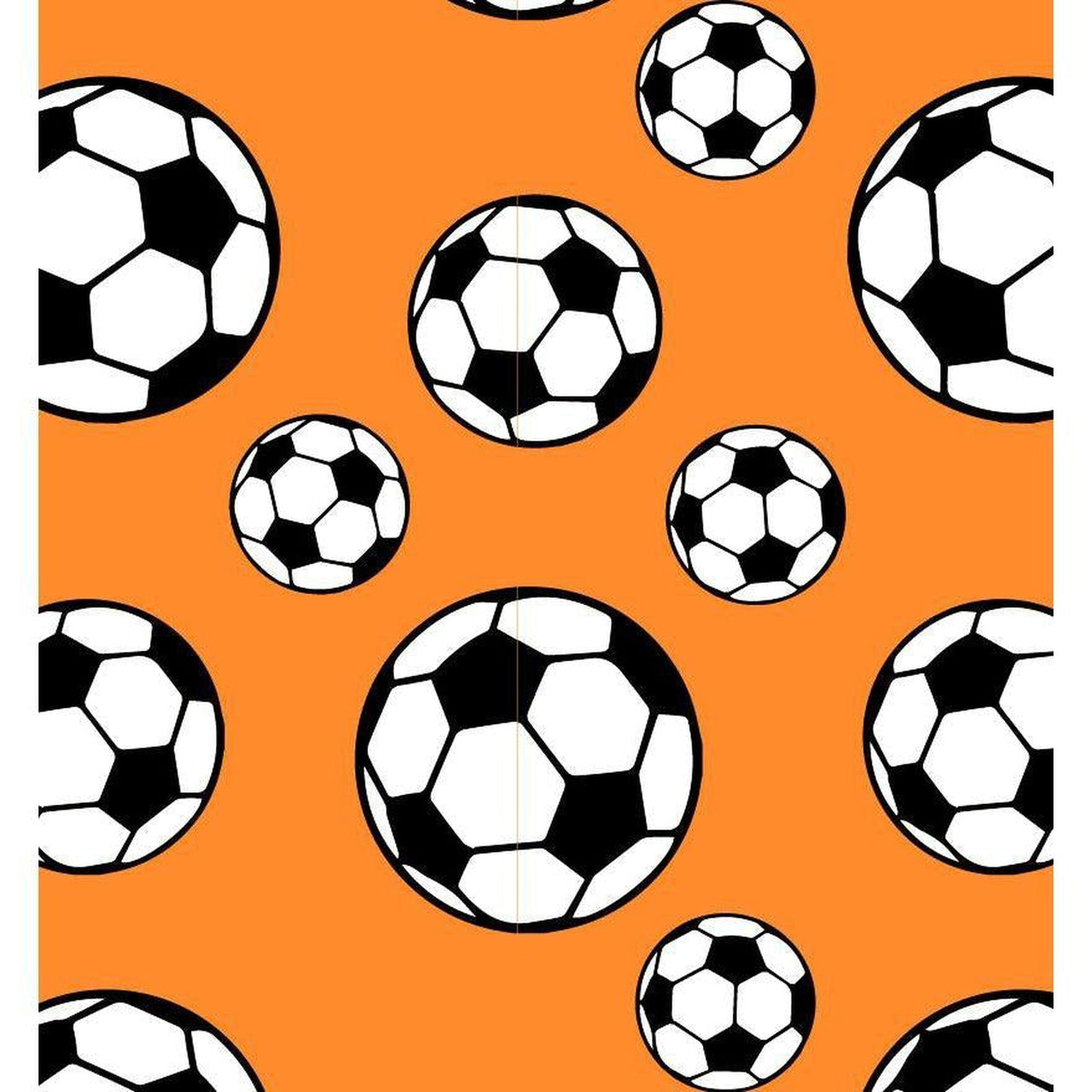 Soccer Ball Kickin' Orange Socks - Hocsocx Inc