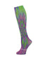 Psychedelic Green/Fuchsia Sock
