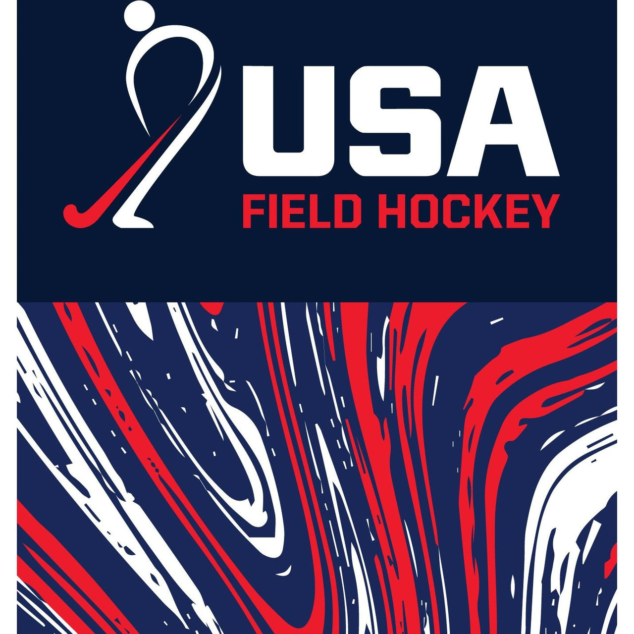 USA Field Hockey Swirls Socks - Hocsocx Inc